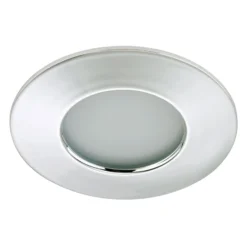 Effizienter LED-Einbaustrahler Nikas IP44 chrom
