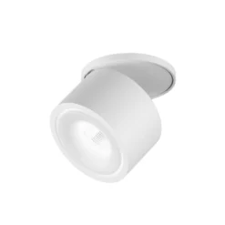 Egger DLS Einbauspot DL Clippo S EP, weiß/weiß, DTW Ø 7,5 cm