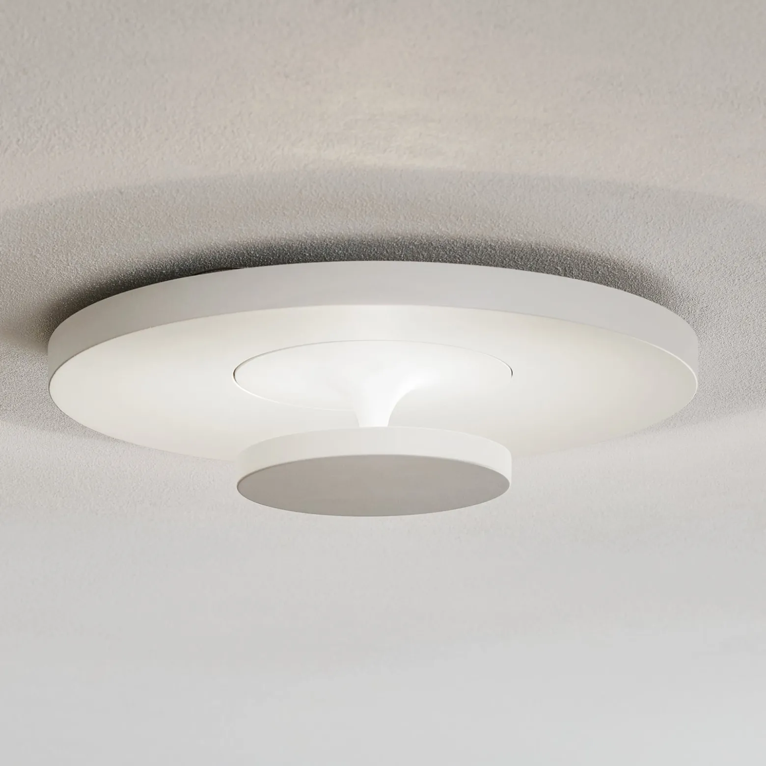 Egger DLS LED-Deckenleuchte Sunny, weiß, Ø 38 cm