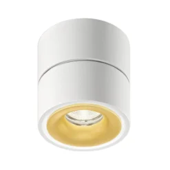 Egger DLS LED-Deckenspot Clippo S, weiß-gold
