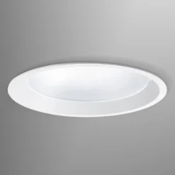 Egger DLS LED-Einbauleuchte Strato 190, Ø 19 cm, weiß