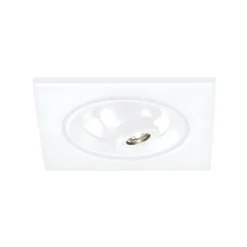 Egger DLS LED-Einbauspot Riga Zooom, eckig, weiß, 3000K