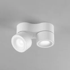 Egger DLS LED-Spot Clippo Duo weiß/weiß DALI DTW 2-flg