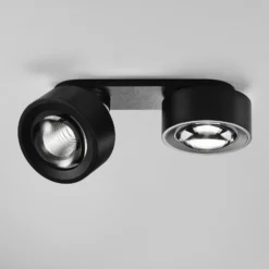 Egger DLS LED-Spot Clippo Optic Duo, schwarz/schwarz, DTW