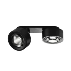 Egger DLS LED-Spot Clippo Optic Duo, schwarz/schwarz, DTW