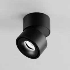 Egger DLS LED-Spot Clippo schwarz/schwarz Ø 10 cm DALI DTW