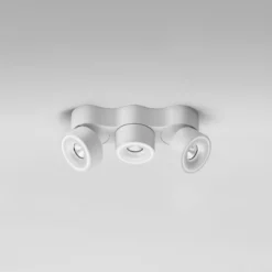 Egger DLS LED-Strahler Clippo Trio, 3-flammig, weiß, dimmbar