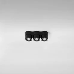Egger DLS LED-Strahler, Clippo Trio, schwarz, dimmbar