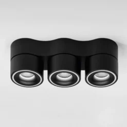 Egger DLS LED-Strahler, Clippo Trio, schwarz, dimmbar
