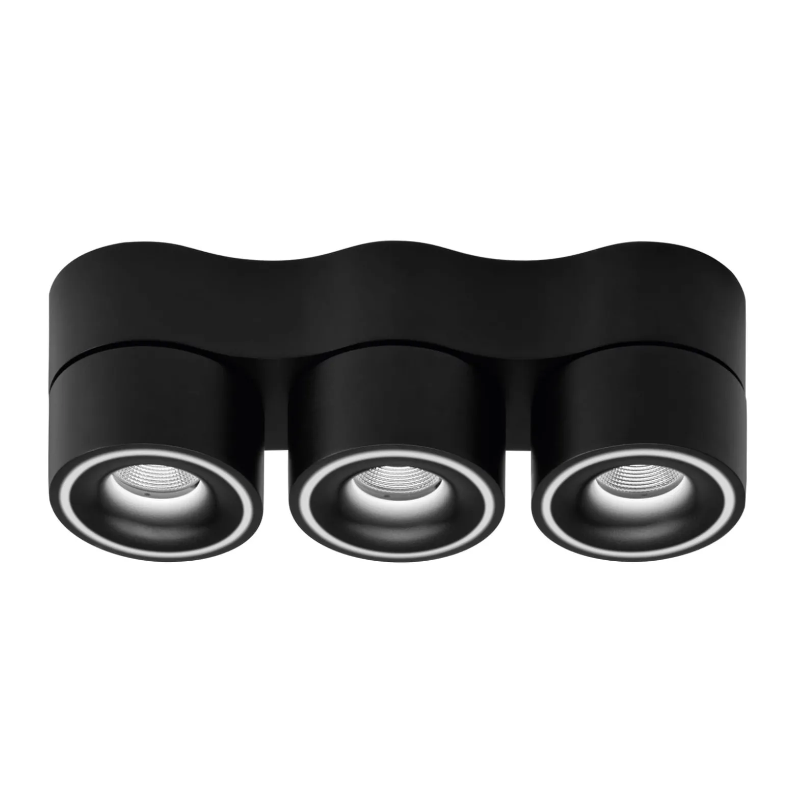 Egger DLS Strahler Clippo Trio, schwarz, DALI dimmbar