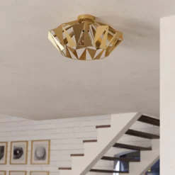EGLO Carlton Deckenleuchte, gold
