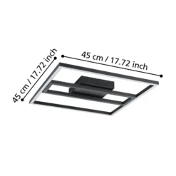 EGLO connect Calagrano-Z Deckenleuchte 45cm x 45cm