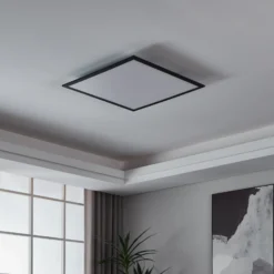 EGLO connect CCT Deckenlampe 59,5x59,5cm schwarz