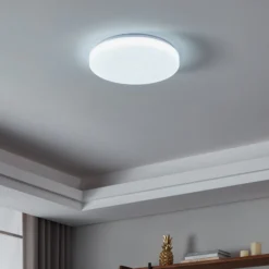 EGLO connect Deckenlampe Totari-Z, Ø38cm, 18W,Kristalleffekt