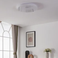 EGLO connect Deckenlampe Totari-Z, Ø56cm, 32W,Kristalleffekt