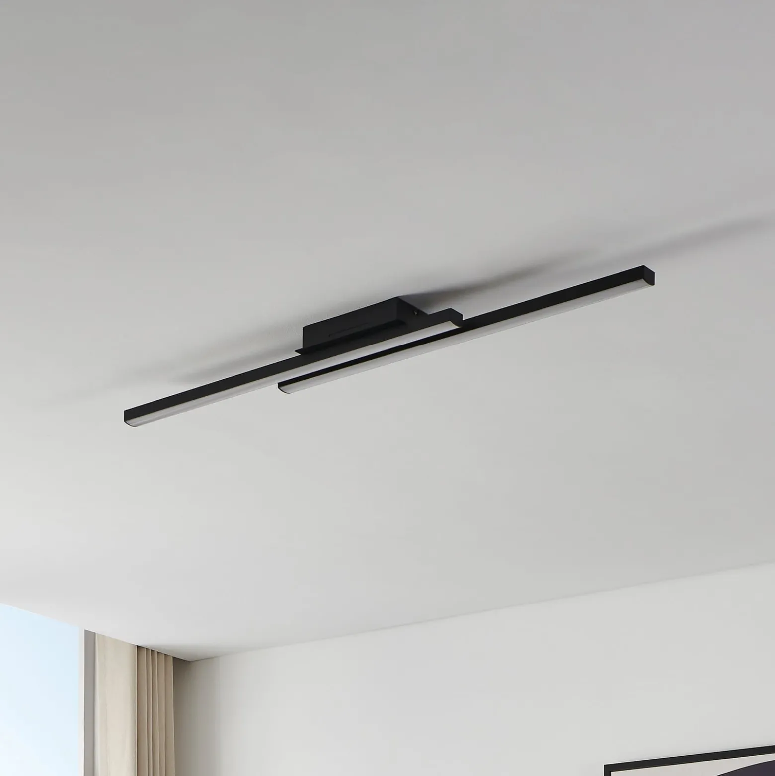 EGLO connect Fraioli-Z LED-Deckenlampe schwarz