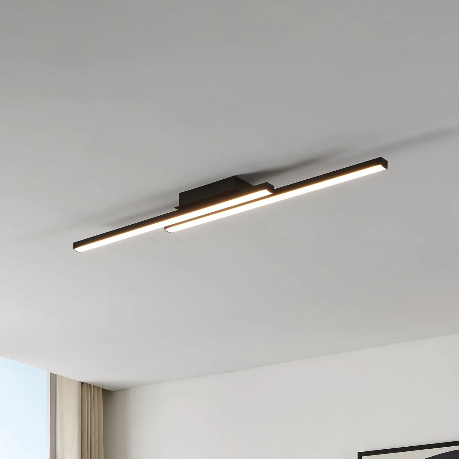 EGLO connect Fraioli-Z LED-Deckenlampe schwarz