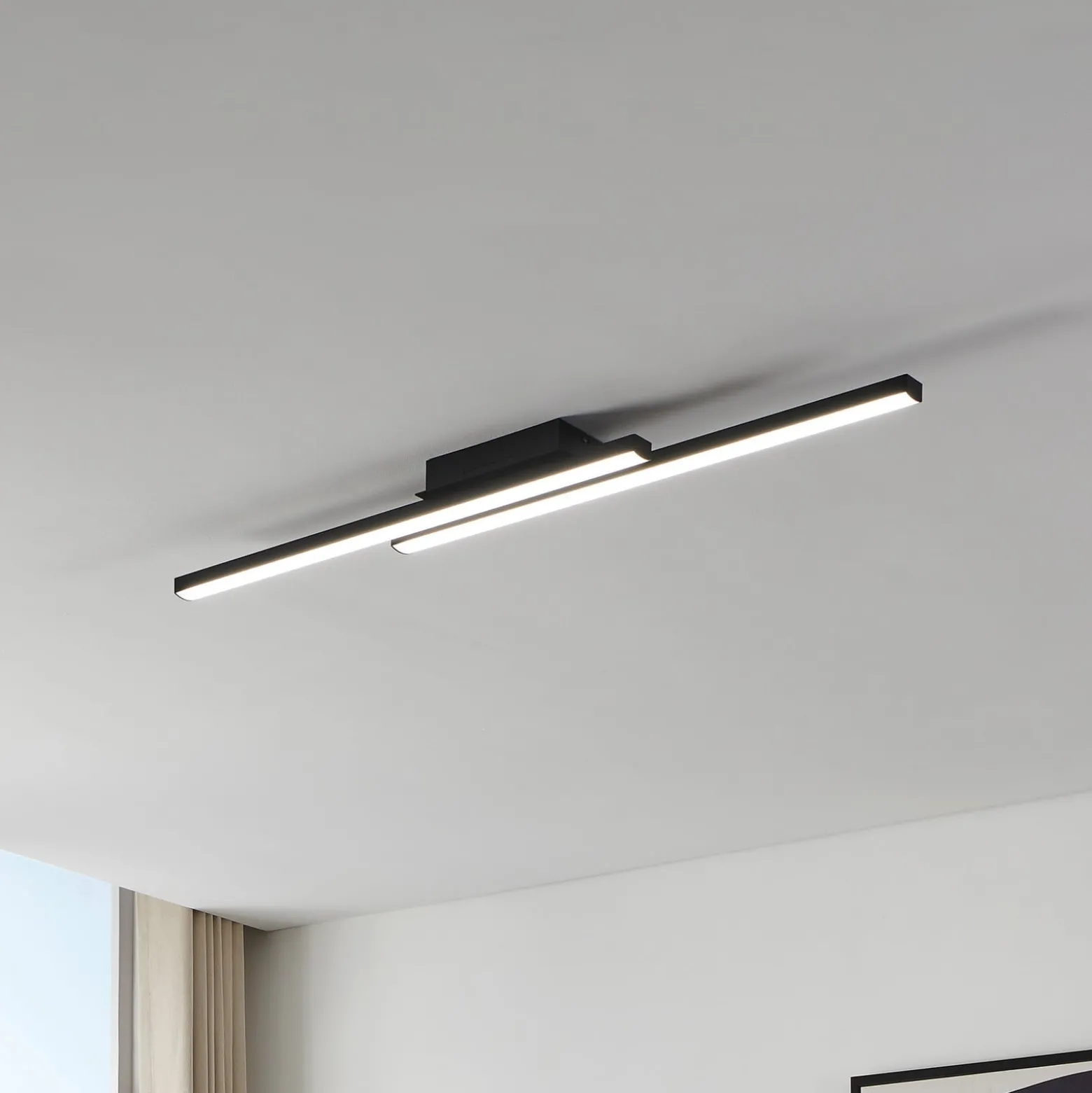 EGLO connect Fraioli-Z LED-Deckenlampe schwarz