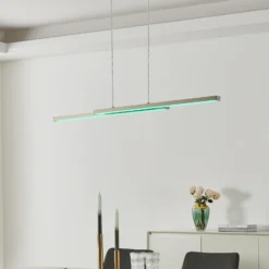 EGLO connect Fraioli-Z LED-Hängeleuchte nickel