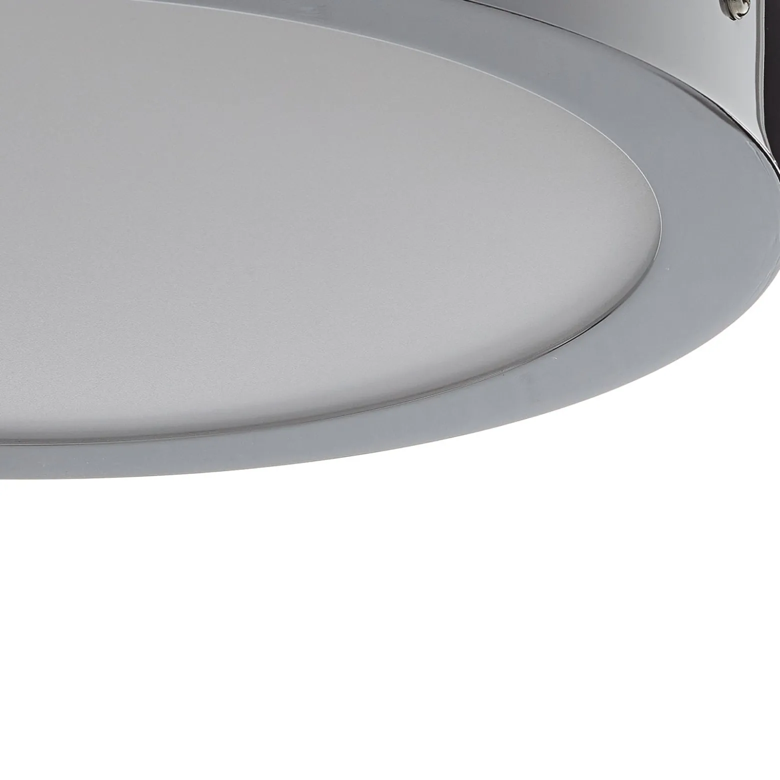 EGLO connect Fueva-C Deckenlampe rund 30 cm chrom