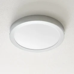 EGLO connect Fueva-C Deckenlampe rund 30 cm chrom