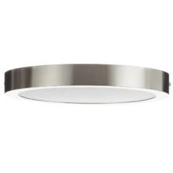 EGLO connect Fueva-C Deckenlampe rund 30cm nickel