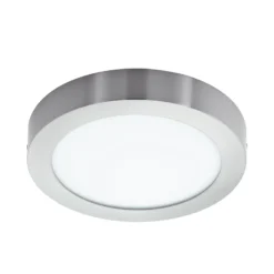 EGLO connect Fueva-C Deckenlampe rund 30cm nickel