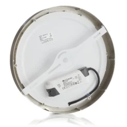 EGLO connect Fueva-C Deckenlampe rund 30cm nickel