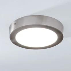 EGLO connect Fueva-C Deckenlampe rund 22,5 nickel