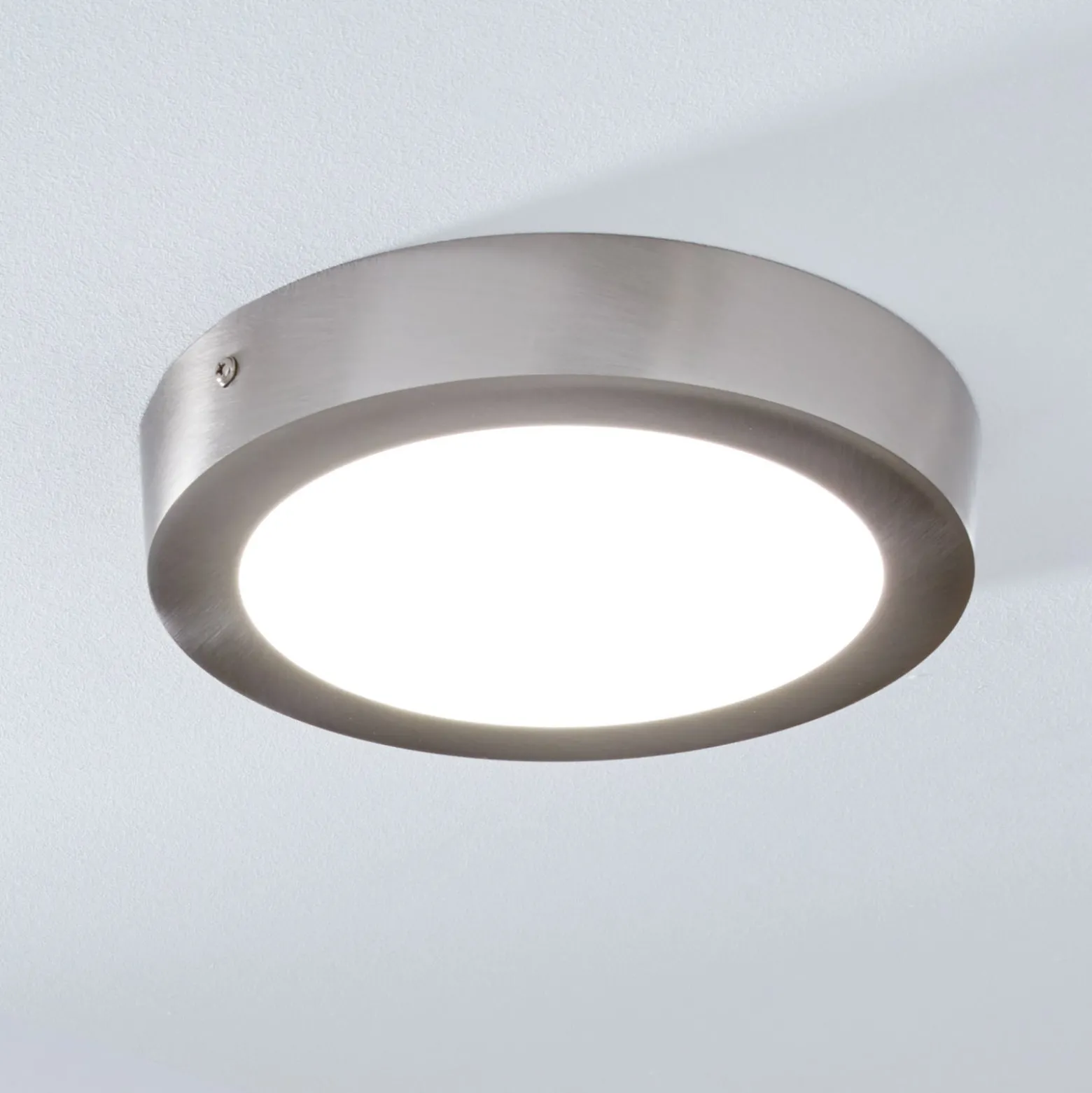EGLO connect Fueva-C Deckenlampe rund 22,5 nickel