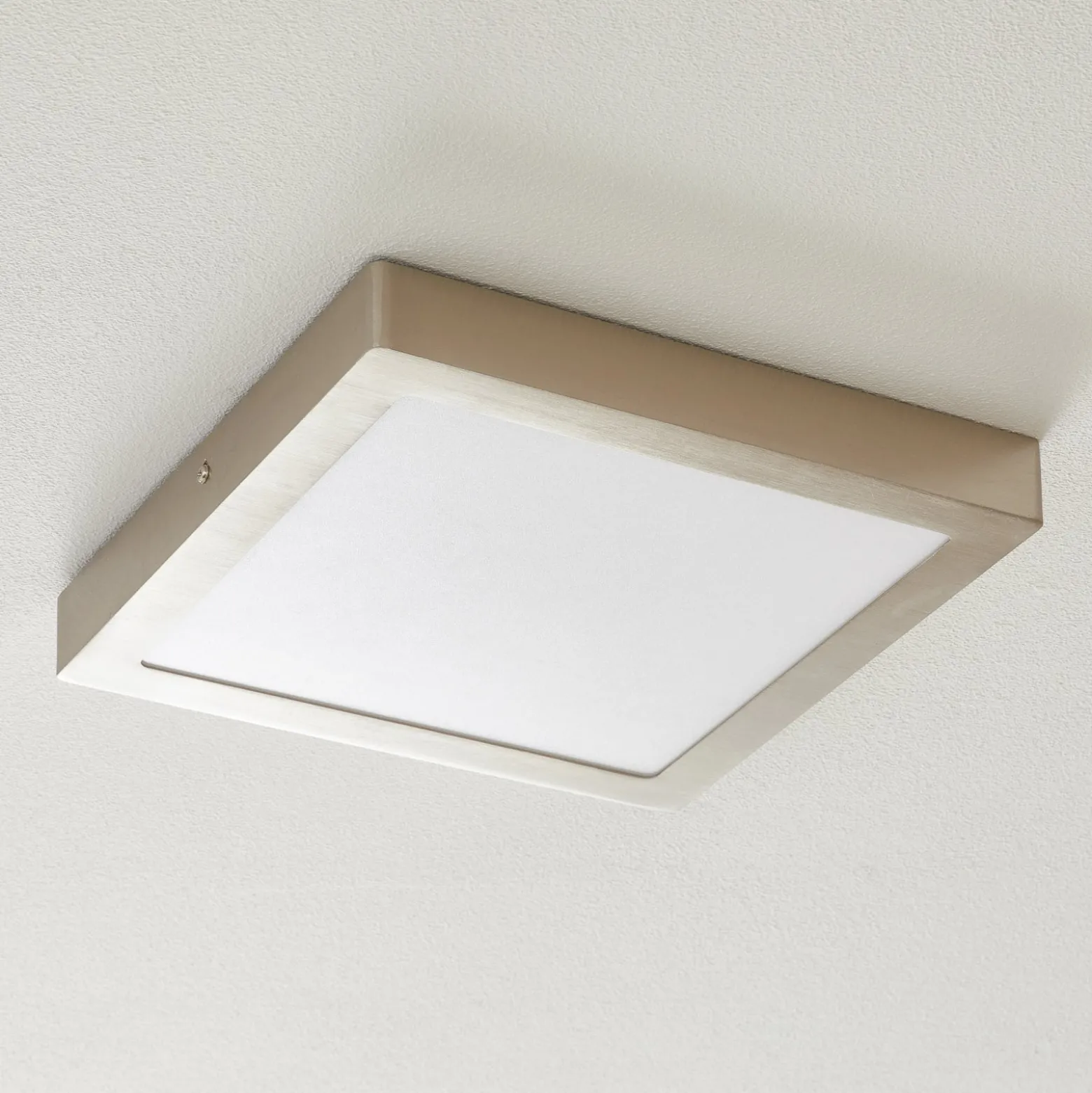 EGLO connect Fueva-C Deckenleuchte 30cm nickel