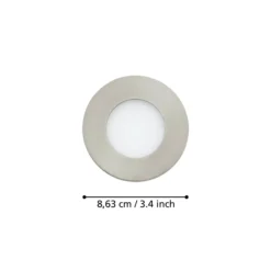 EGLO connect Fueva-C LED-Einbauspot 8,6cm, 3er Set