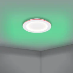 EGLO connect LED-Deckenlampe Padrogiano-Z, Ø 45 cm, weiß