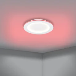 EGLO connect LED-Deckenlampe Padrogiano-Z, Ø 45 cm, weiß