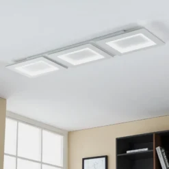 EGLO connect LED-Deckenlampe Padrogiano-Z 3-fl., 120 x 30 cm