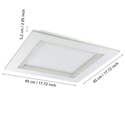 EGLO connect LED-Deckenlampe Padrogiano-Z 1-fl., 45 x 45 cm