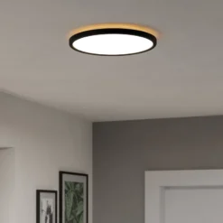 EGLO connect LED-Deckenlampe Rovito-Z, schwarz, Ø 30 cm