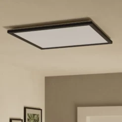 EGLO connect LED-Deckenlampe Rovito-Z, schwarz, 50 x 50 cm