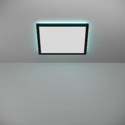 EGLO connect LED-Deckenlampe Rovito-Z, schwarz, 39 x 39 cm