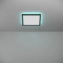 EGLO connect LED-Deckenlampe Rovito-Z, schwarz, 29 x 29 cm