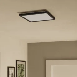 EGLO connect LED-Deckenlampe Rovito-Z, schwarz, 29 x 29 cm