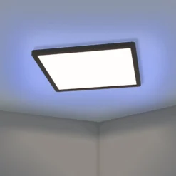 EGLO connect LED-Deckenlampe Rovito-Z, schwarz, 29 x 29 cm