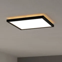 EGLO connect LED-Deckenlampe Rovito-Z, schwarz, 29 x 29 cm