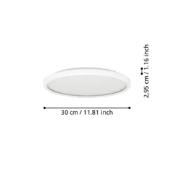 EGLO connect LED-Deckenlampe Rovito-Z, weiß, Ø 30 cm