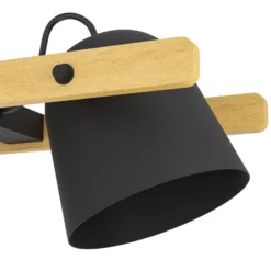 EGLO connect LED-Deckenleuchte Hornwood-Z, 4-fl., schwarz