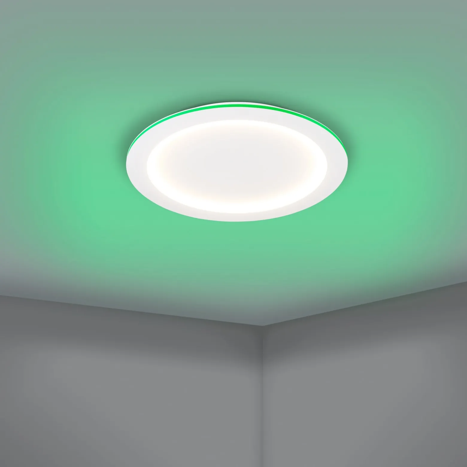 EGLO connect LED-Deckenleuchte Padrogiano-Z, Ø 60 cm, weiß