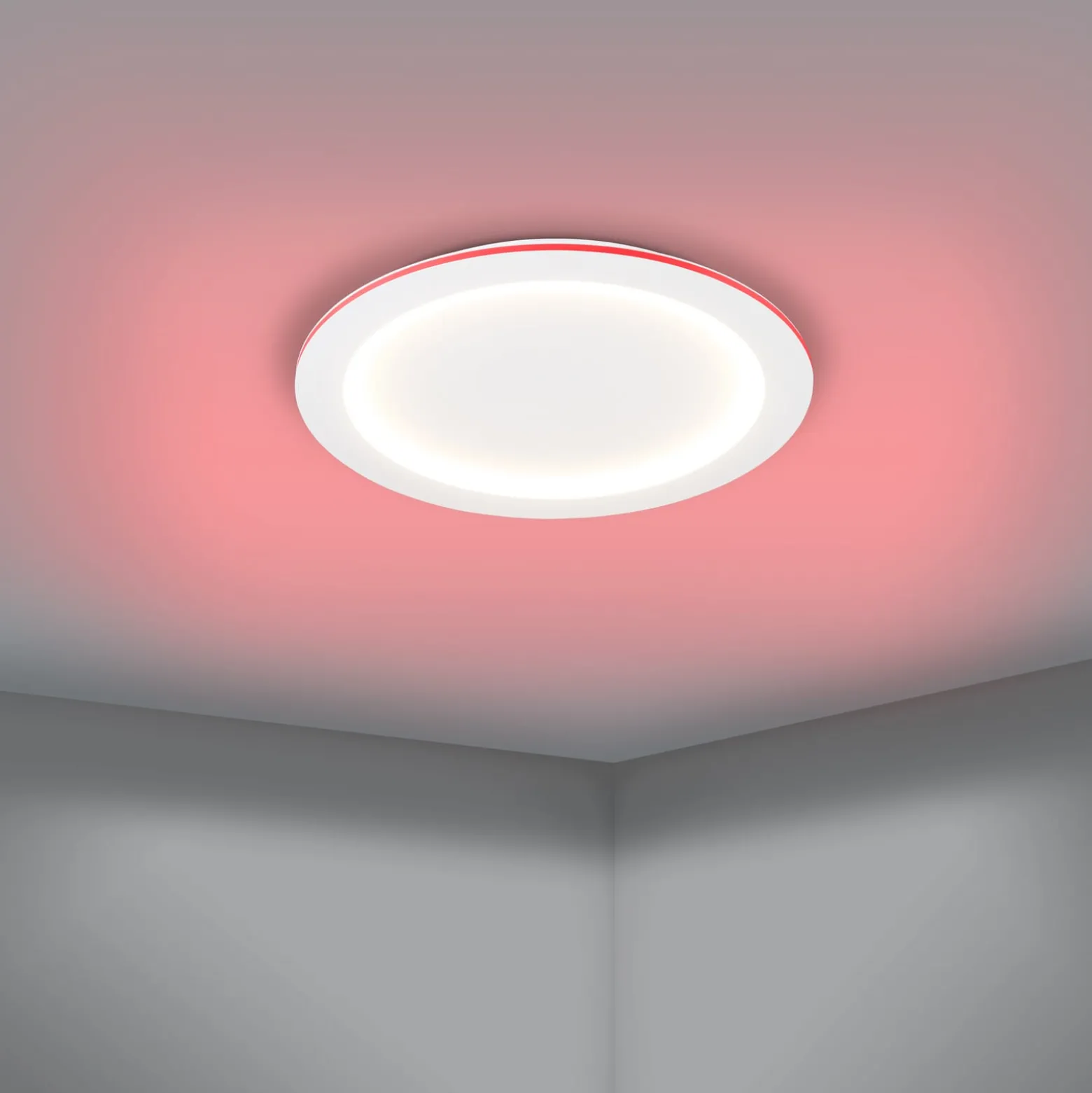 EGLO connect LED-Deckenleuchte Padrogiano-Z, Ø 60 cm, weiß