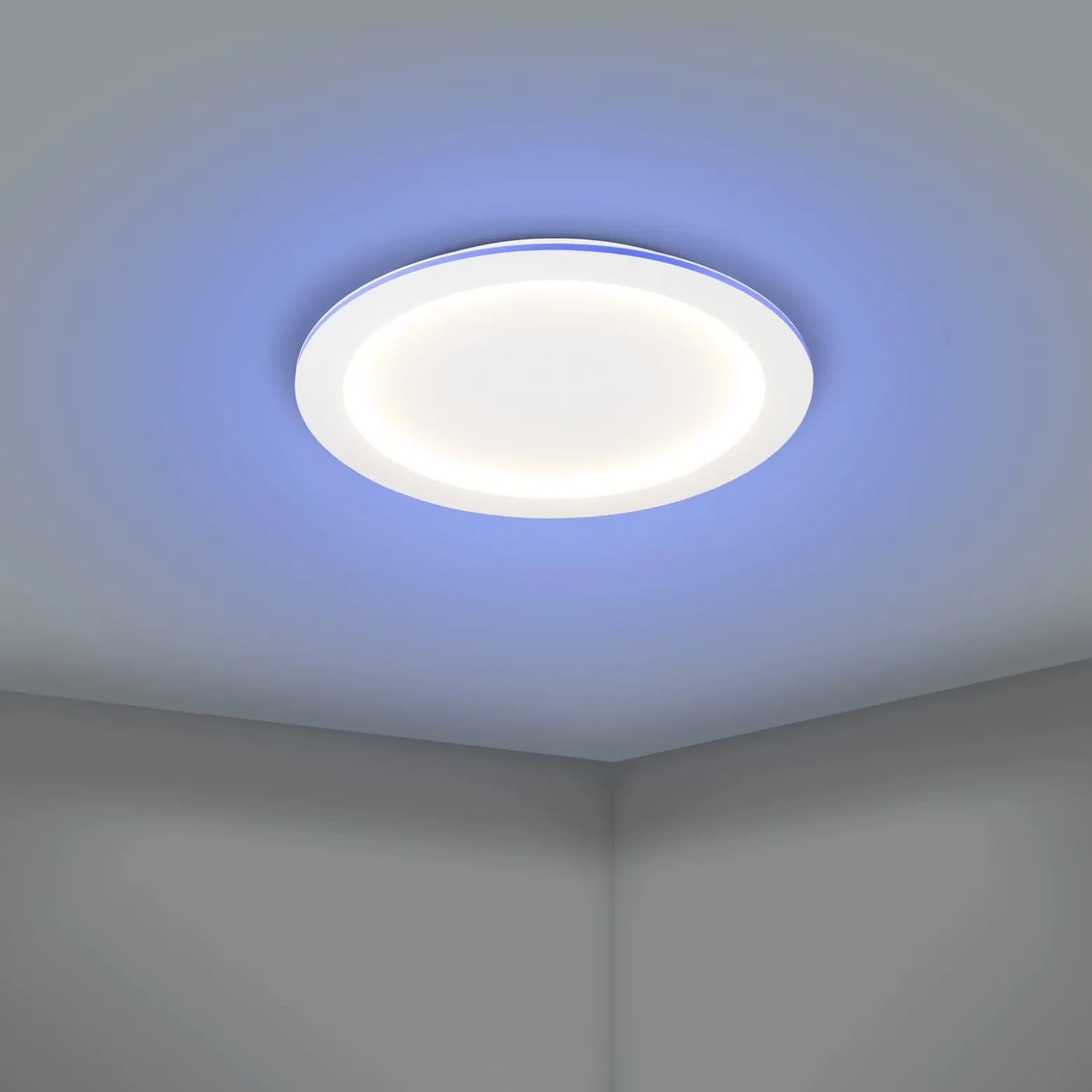 EGLO connect LED-Deckenleuchte Padrogiano-Z, Ø 60 cm, weiß