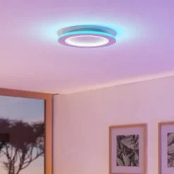 EGLO connect LED-Deckenleuchte Padrogiano-Z, Ø 60 cm, weiß