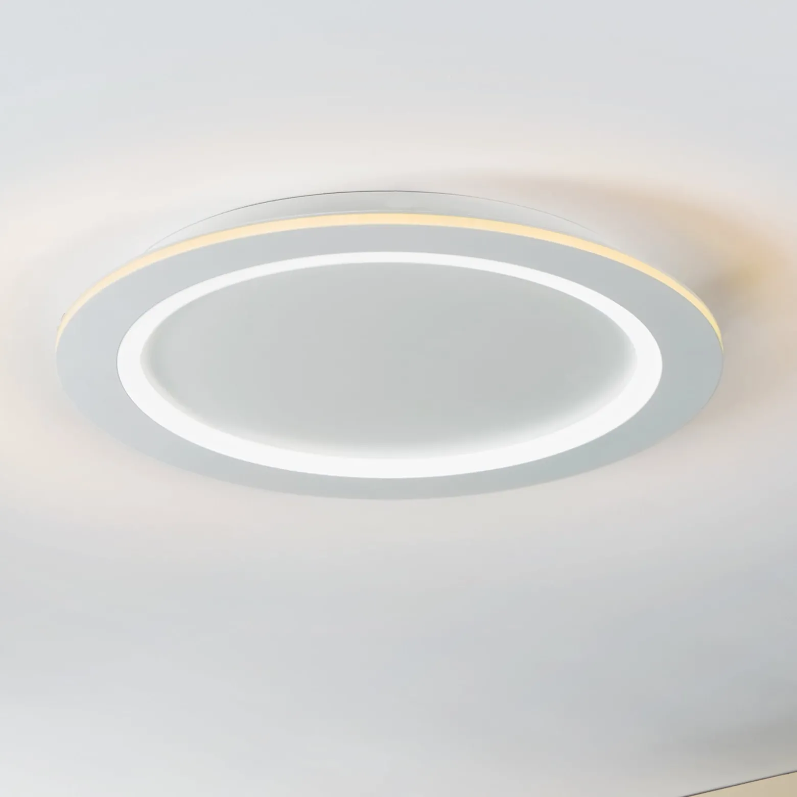 EGLO connect LED-Deckenleuchte Padrogiano-Z, Ø 60 cm, weiß